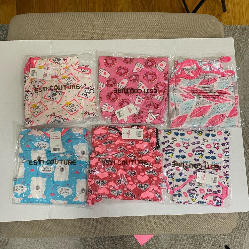 6 pajamas sets so comfy